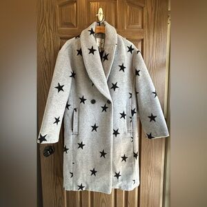 Avec Les Filles Gray Star Pea Coat